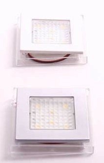 LED opbouwspot Square 90-6 LED&#039;s-1,3 Watt