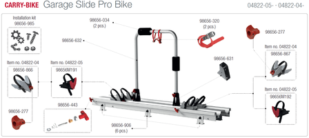 Fiamma Garage Slide Pro Bike zwart
