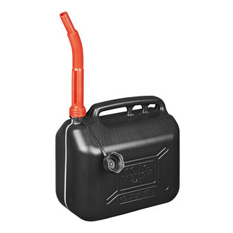 Jerrycan 10L plastique noir approuv&eacute; par l&#039;ONU