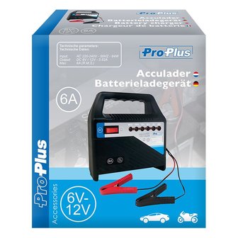 Chargeur de batterie 6V/12V 6Amp