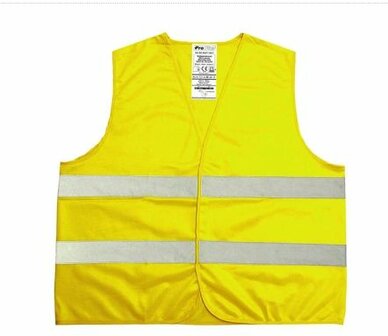 Gilet de s&eacute;curit&eacute; jaune