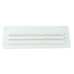 Ventilatierooster opbouw (137x365mm. CREME/WIT)