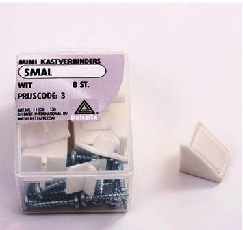 Connecteur d&#039;angle petit (y compris vis-blanc)