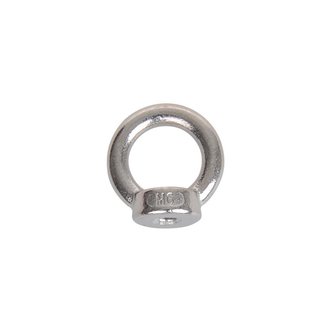 Ecrou &agrave; bague M6, acier inoxydable A4 AISI 316