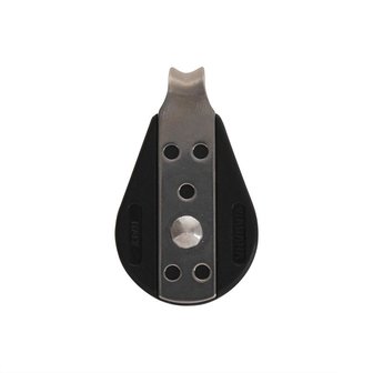 1 mini-bloc &agrave; disque pour cordon de 8 mm, ferm&eacute; par un roulement &agrave; billes, 750 daN