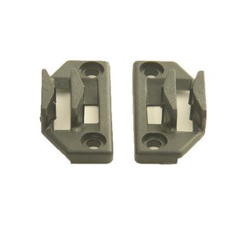Plaque de fixation (NOIRE) ensemble de 2 pi&egrave;ces