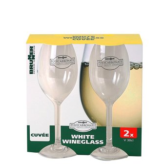 Verre &agrave; vin blanc 30cl 2 pi&egrave;ces - Brunner Cuve