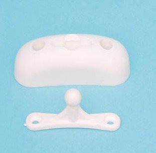 T&ecirc;te de balle blanche pour le receveur de porte