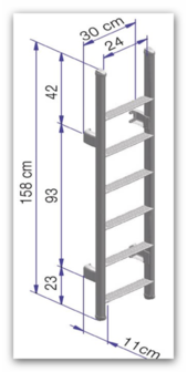 Omni Ladder ( Thule enkel ) 6 treden