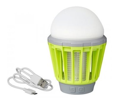 Camping- &amp; Insectenlamp 2 in 1 oplaadbaar