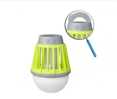 Camping- &amp; Insectenlamp 2 in 1 oplaadbaar