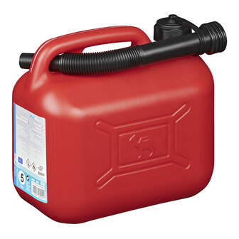 Jerrycan 5L plastique rouge approuv&eacute; par l&#039;ONU