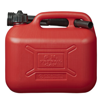 Jerrycan 5L plastique rouge approuv&eacute; par l&#039;ONU