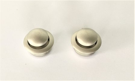 Boutons de verrouillage &agrave; pression (MAT SILVER)