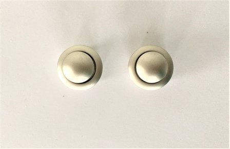 Knopjes van Push-Lock (MAT ZILVER)
