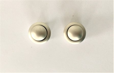 Boutons de verrouillage &agrave; pression (MAT SILVER)