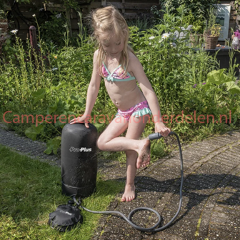 Camping douche 11L met voetpomp