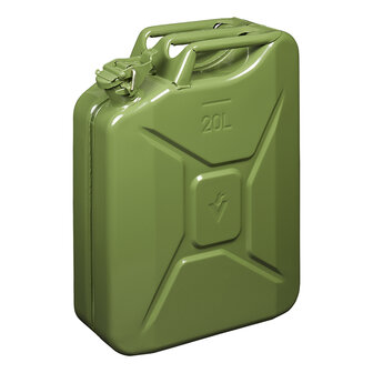 Jerrycan 20L m&eacute;tal vert approuv&eacute; UN &amp; T&uuml;V/GS