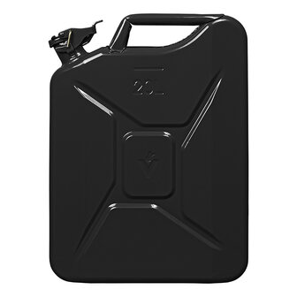 Jerrycan 20L m&eacute;tal noir approuv&eacute; UN &amp; T&uuml;V/GS