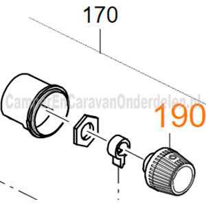 VANNE DE GAZ TRUMA COMPL&Egrave;TE 30MB S2200