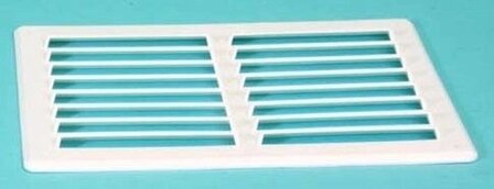 Grille de ventilation en saillie (165x240 mm. - BLANC)