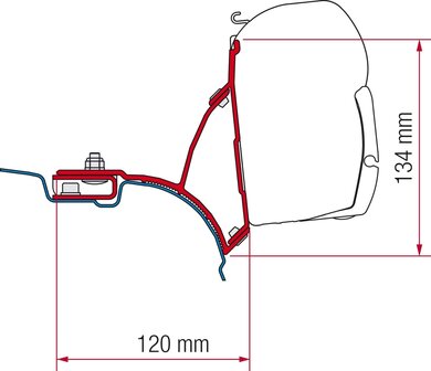 KIT F45 VW T5/T6 TRANSPORTER - MULTIVAN NA 2003