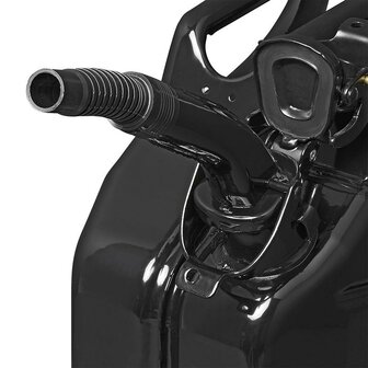 Verseur m&eacute;tal noir flexible adapt&eacute; &agrave; l&#039;essence et au diesel (art. 530080 - 530081 - 530109)