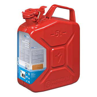 Jerrycan 5L metaal rood UN- &amp; T&uuml;V/GS-gekeurd