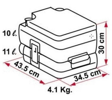 Fiamma Bi-Pot Draagbaar Toilet (30) 10 ltr.