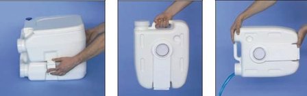 Fiamma Bi-Pot Portable Toilette (30) 10 ltr.