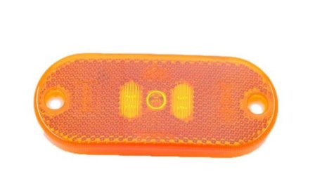 Largeur de la lumi&egrave;re LED orange
