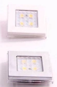 LED opbouwspot Square 50-4 LED&#039;s-0,8 Watt