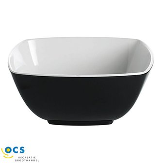 Gimex Quadrato &Eacute;chelle noir/blanc 15 x 15