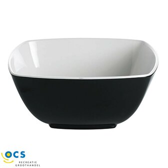 Gimex Quadrato &Eacute;chelle noir/blanc 25 x 25