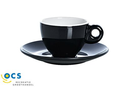 Gimex Quadrato Set Espresso noir/blanc