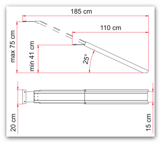 Carry Ramp Fiamma (Voor Motorfietsen)