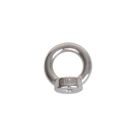 Ecrou à bague M6, acier inoxydable A4 AISI 316