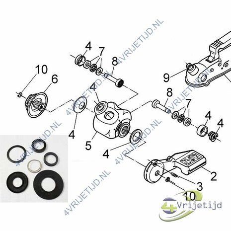 Alko Afdichtring AKS1300 Set 5 stuks