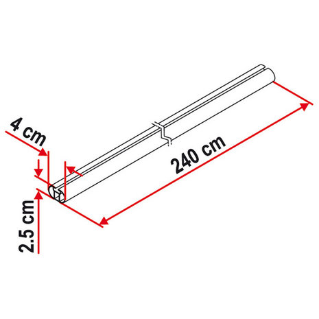 FIXING BAR PRO L DAKLIGGER