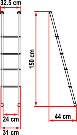 Fiamma ladder deluxe 4B