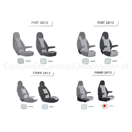 Housses de siège Via Mondo Ford gris transit Modèle X290 