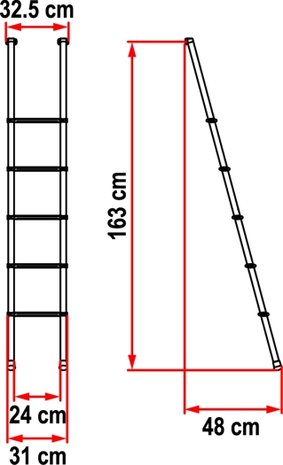 Fiamma ladder deluxe 5B