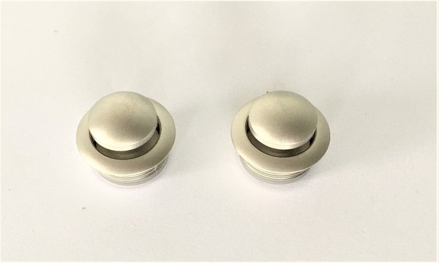 Boutons de verrouillage à pression (MAT SILVER)