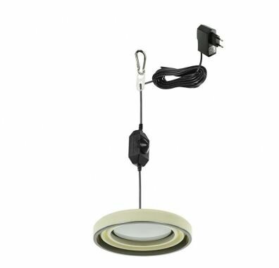 Hanglamp LED opvouwbaar silicone wit Ø15cm