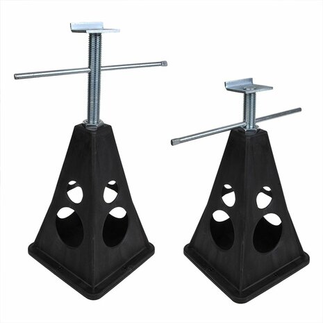 Jeu de supports en plastique 4 pièces 750kg