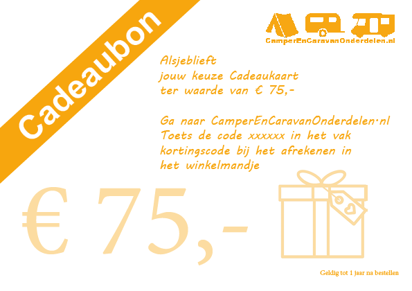 Cadeaubon 75 euro