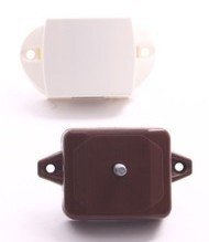 Serrure de porte d'armoire de toilette Push-Lock (2 côtés - BLANC)