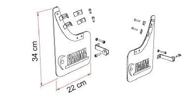 Mud Flap Voor (Fiat Ducato na 2006)