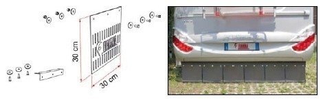 Mud Flap Achter Fiat Ducato na 2006