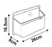 Boîte de rangement Fiamma Pocket L (BLANC)